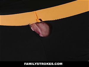 FamilyStrokes - super hot Step-Mom porked After workout