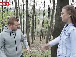 LETSDOEIT - red-hot nubile Gets punished For urinating Outside